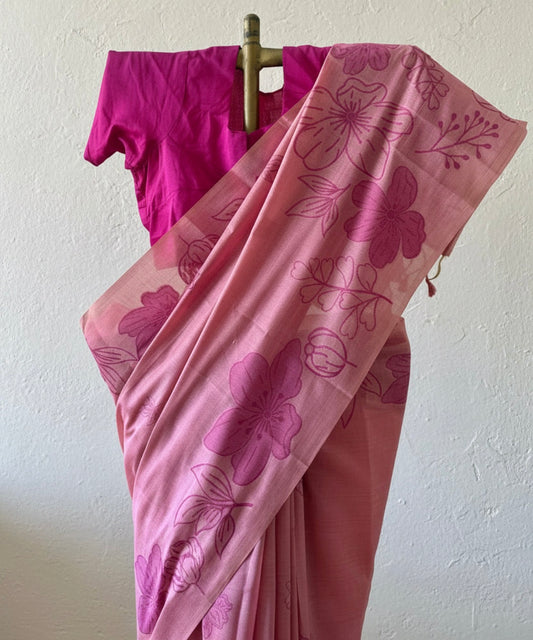 Blooming days chanderi saree
