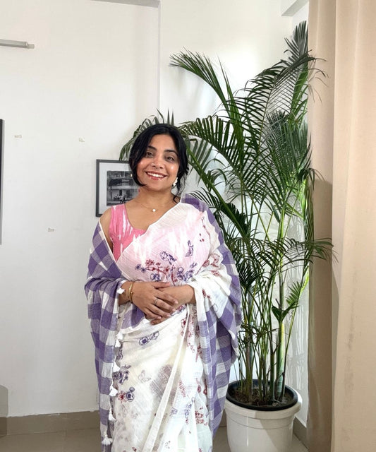 Garden Gossip Handwoven Saree