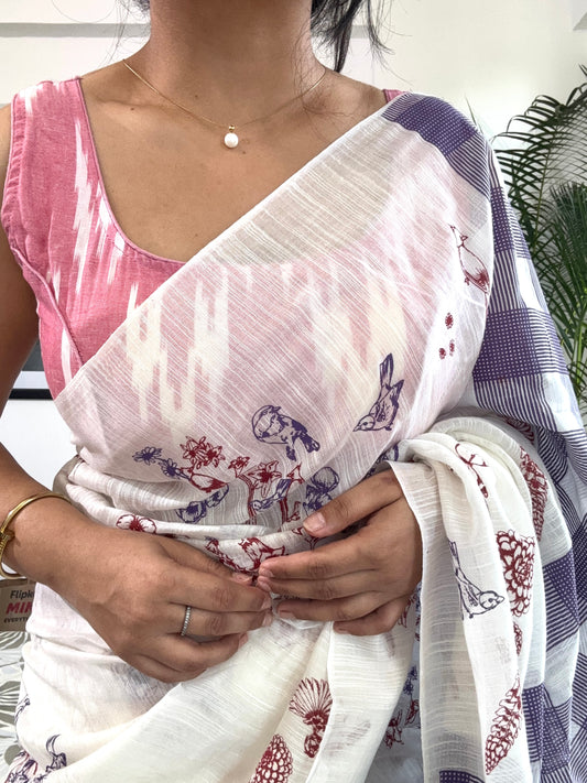 Garden Gossip Handwoven Saree
