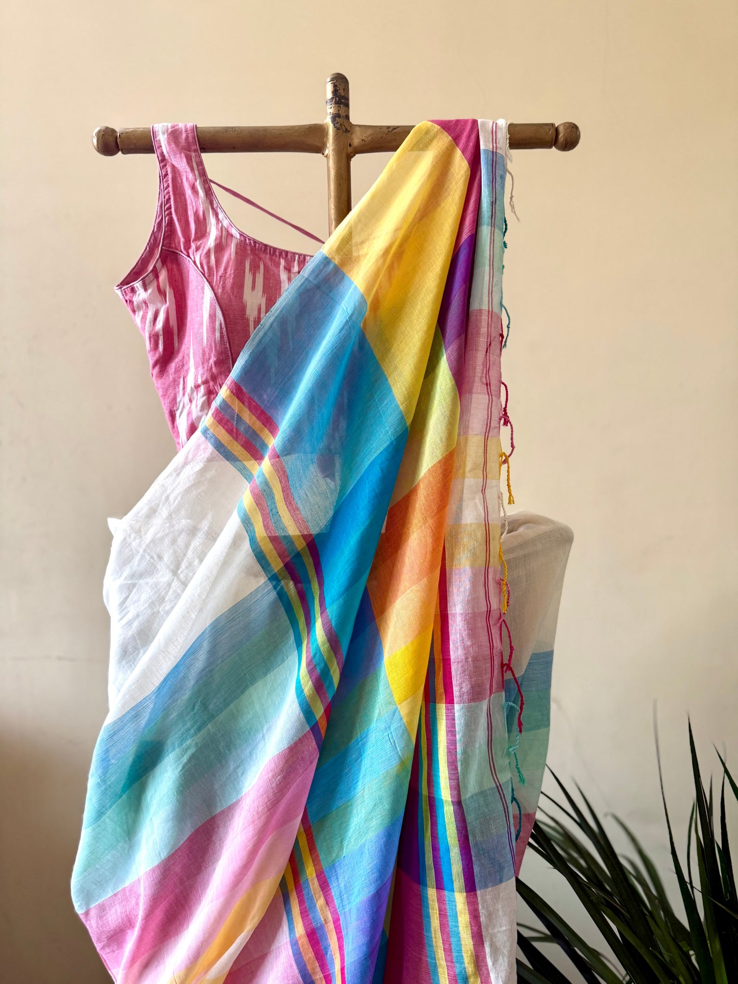 Summer candy cotton saree
