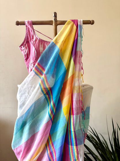 Summer candy cotton saree