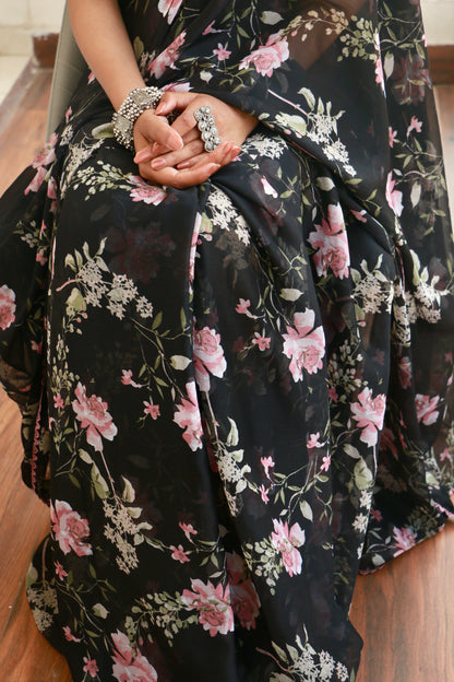 Nostalgic summer saree