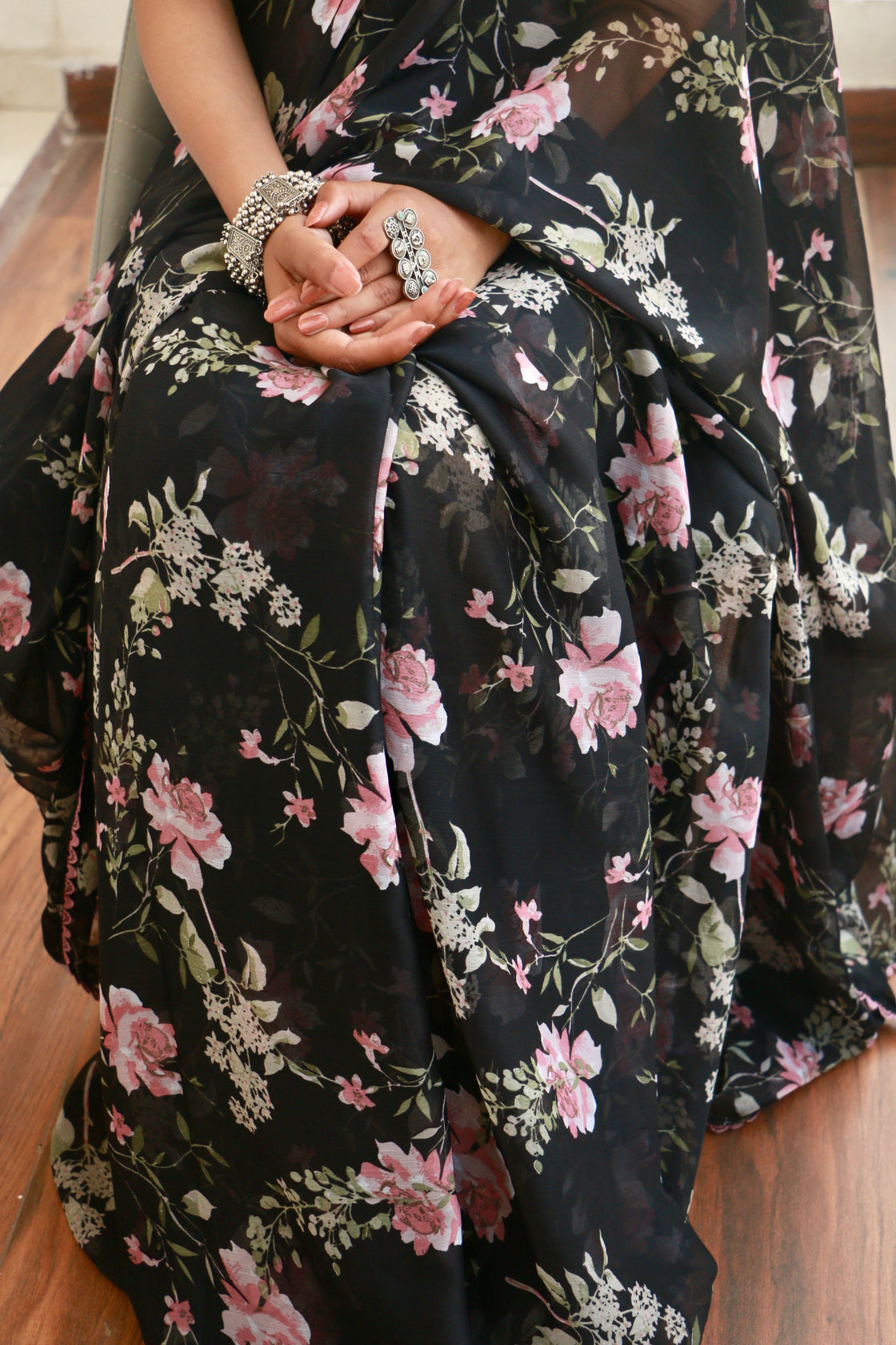 Nostalgic summer saree