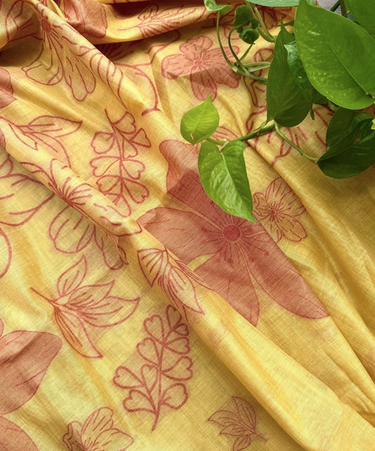 Sunny summer chanderi saree