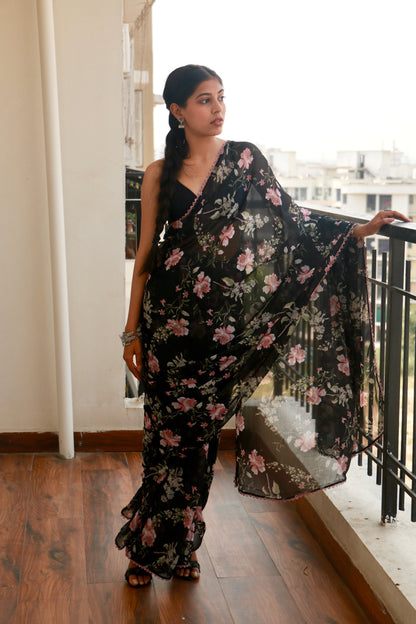 Nostalgic summer saree