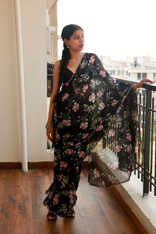 Nostalgic summer saree