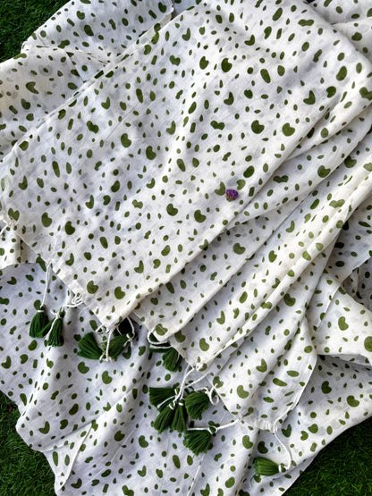 Summer garden cotton saree