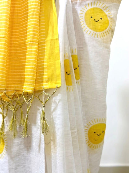 Summer sun cotton saree