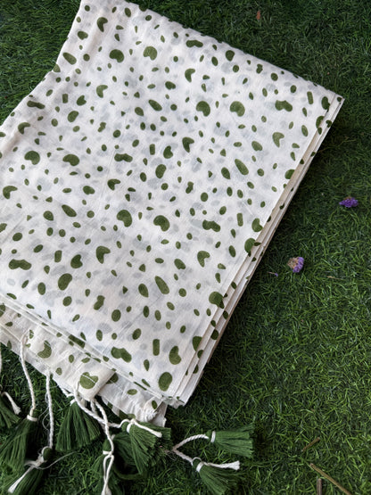 Summer garden cotton saree