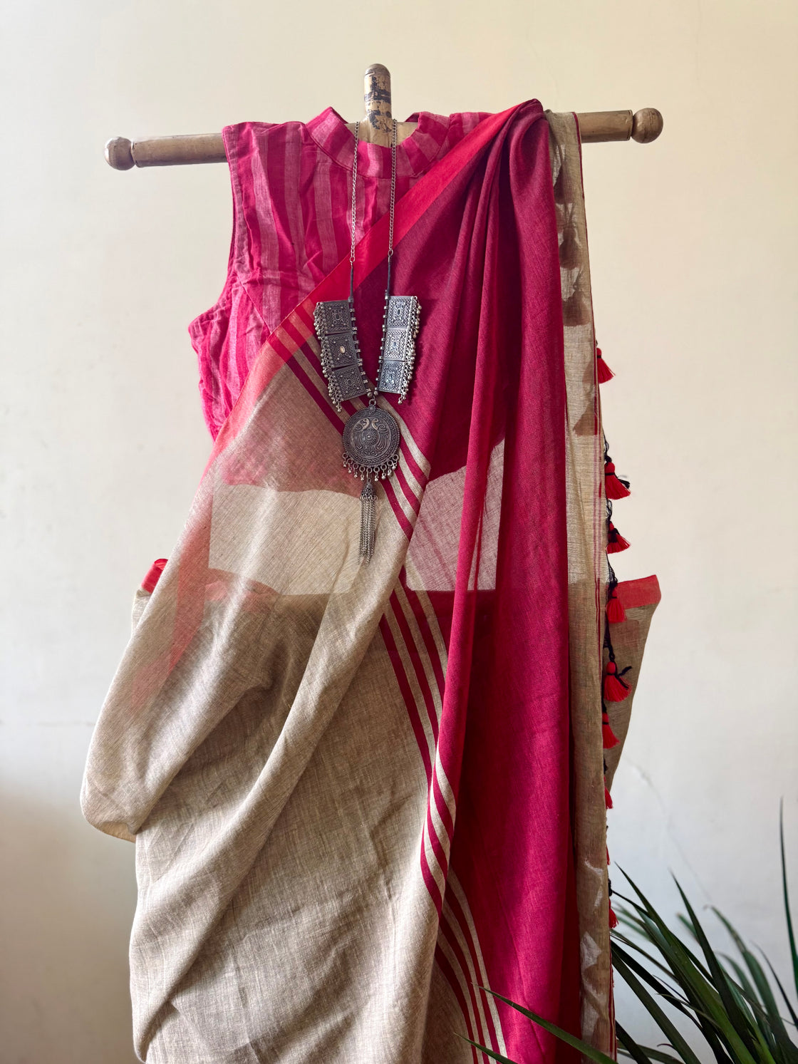 Summer sand cotton saree