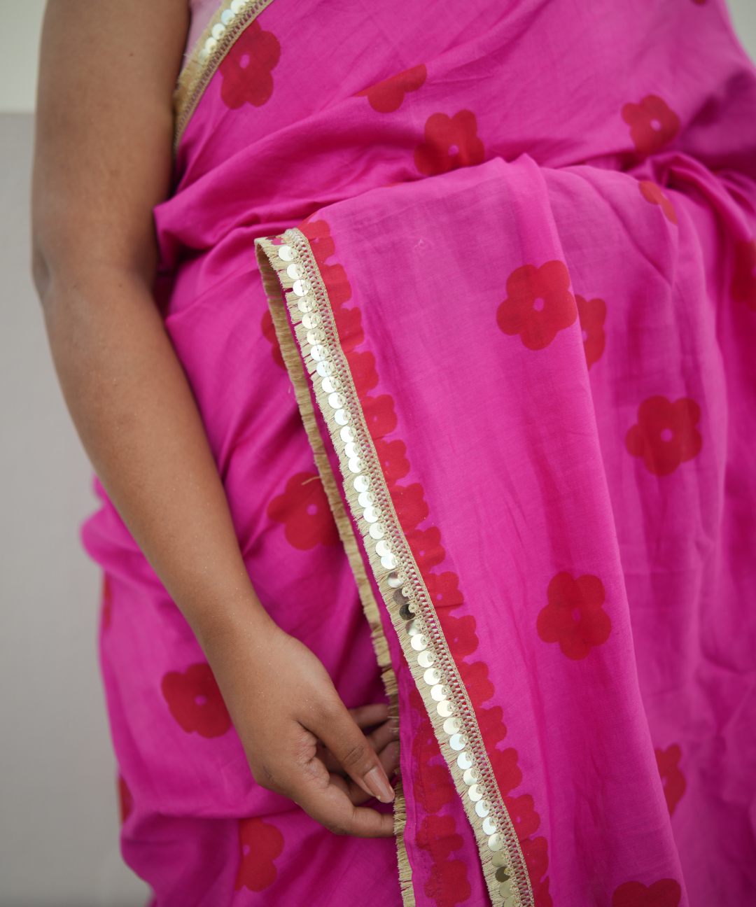 Chanderi silk saree