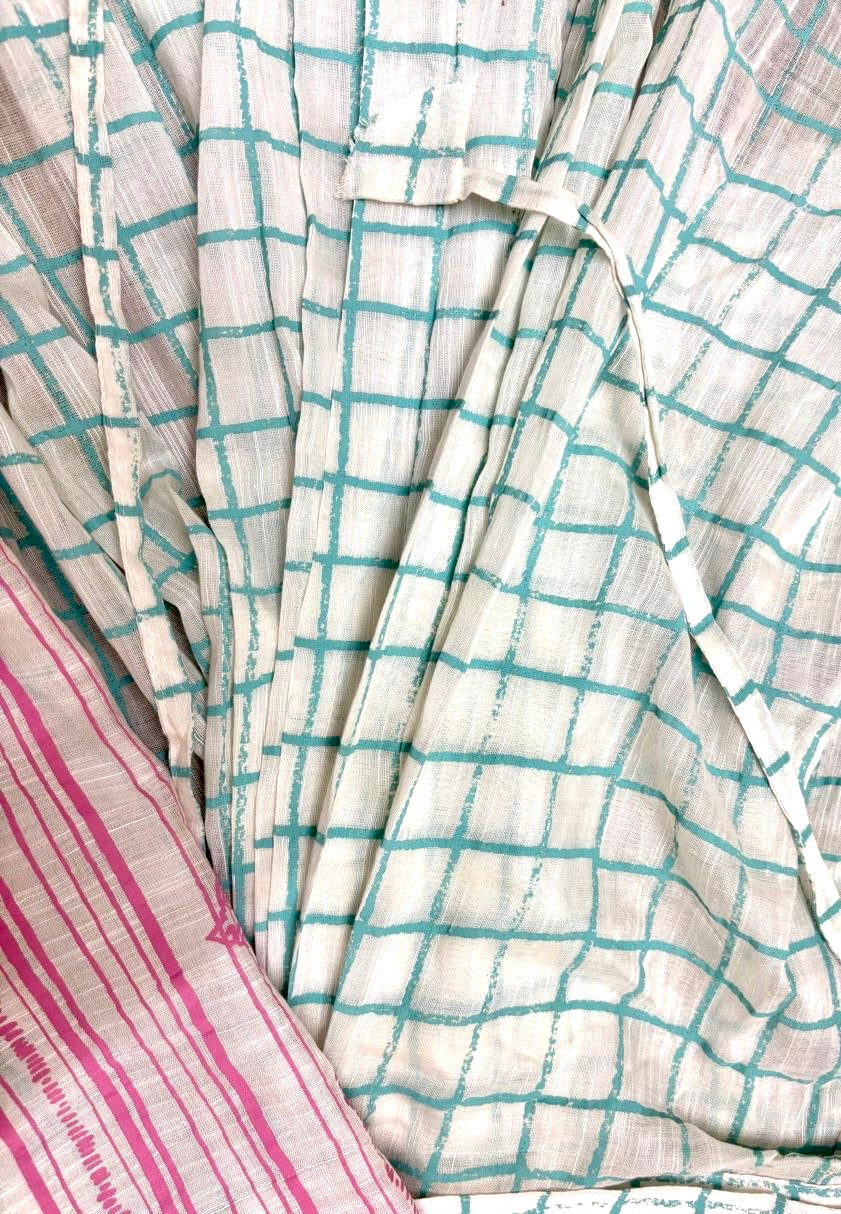 Checkmate Summer Handwoven saree