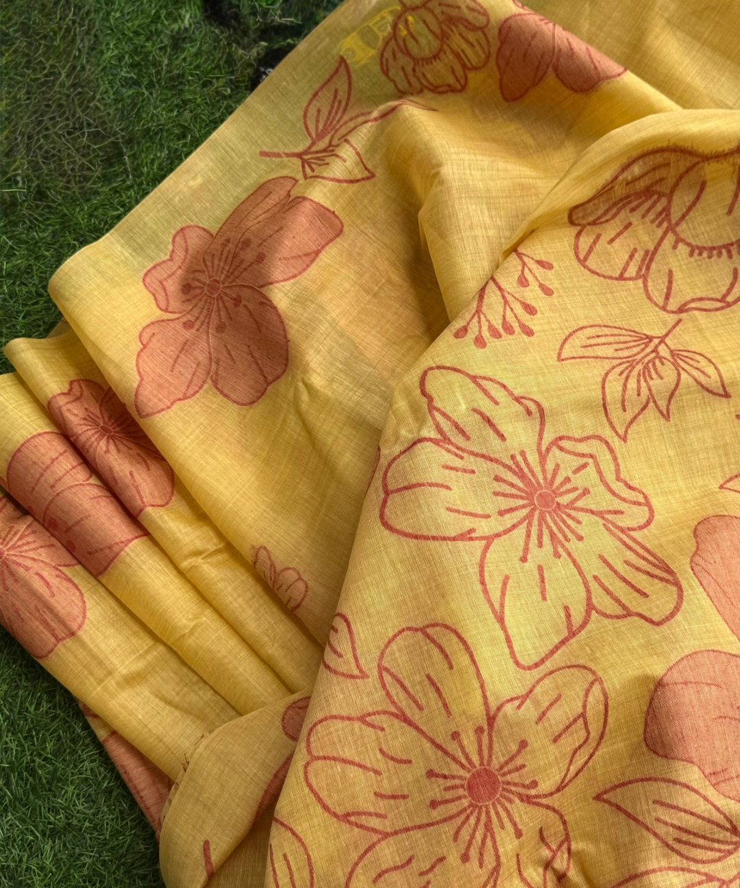 Sunny summer chanderi cotton saree