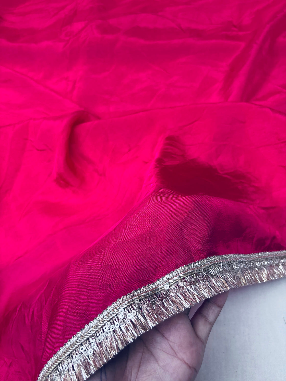 Pink Silk saree