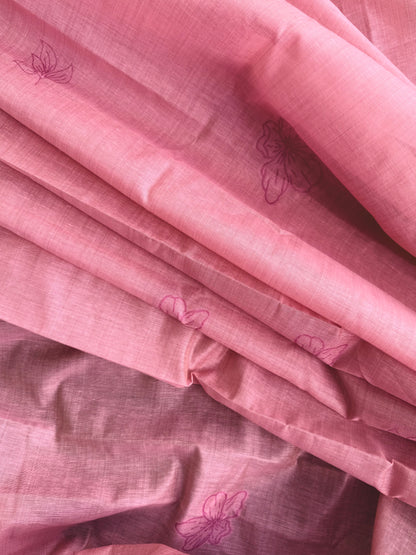 Blooming day Chanderi saree