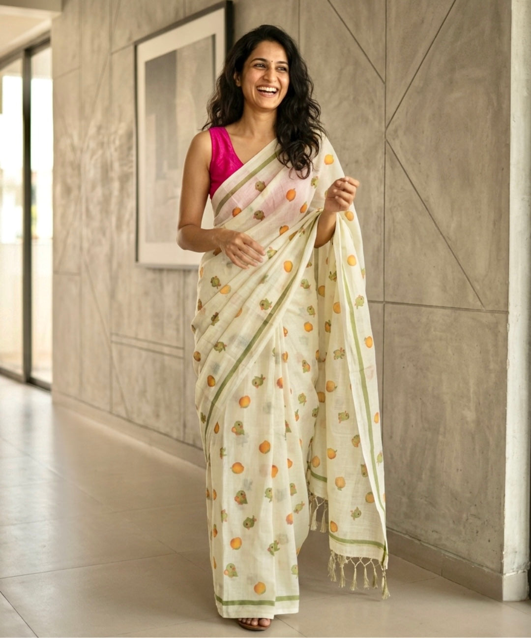 Summer vacay cotton saree
