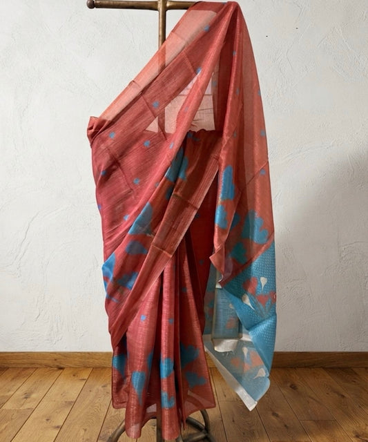 Tissue Silk Printed saree