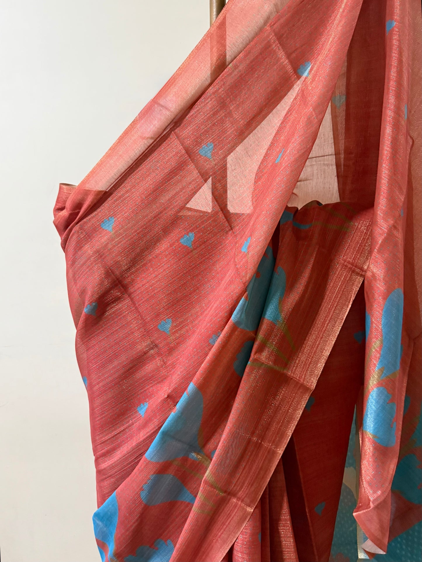 Tissue Silk Printed saree