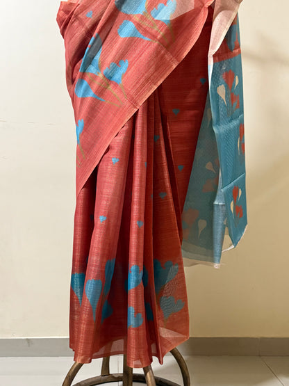 Tissue Silk Printed saree