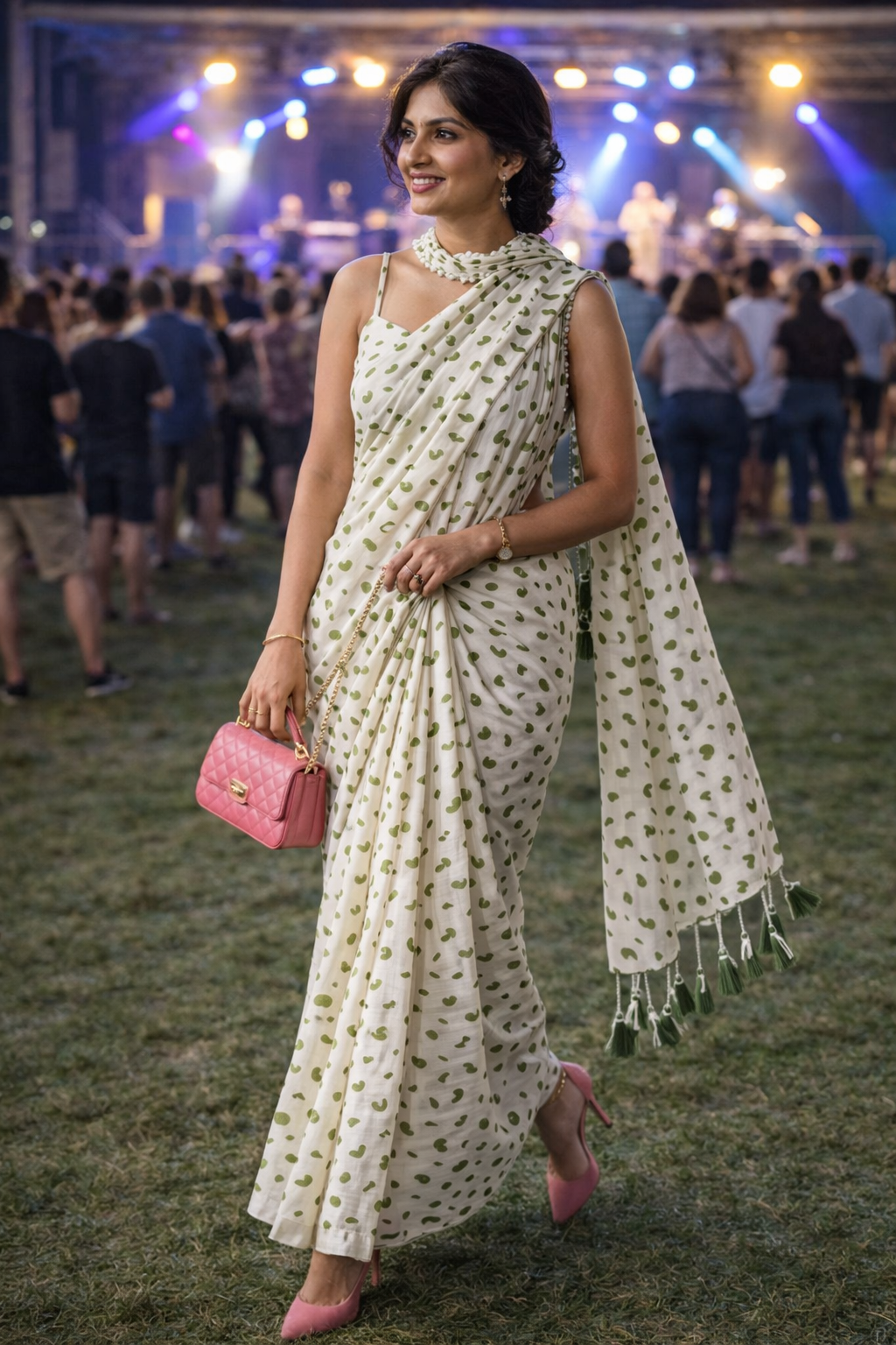 Summer garden cotton saree