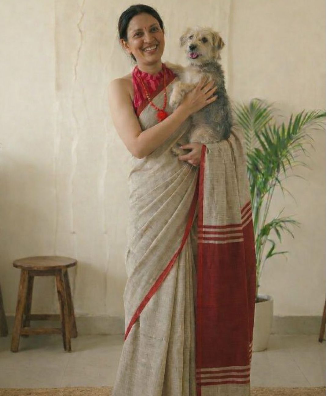 Summer sand cotton saree