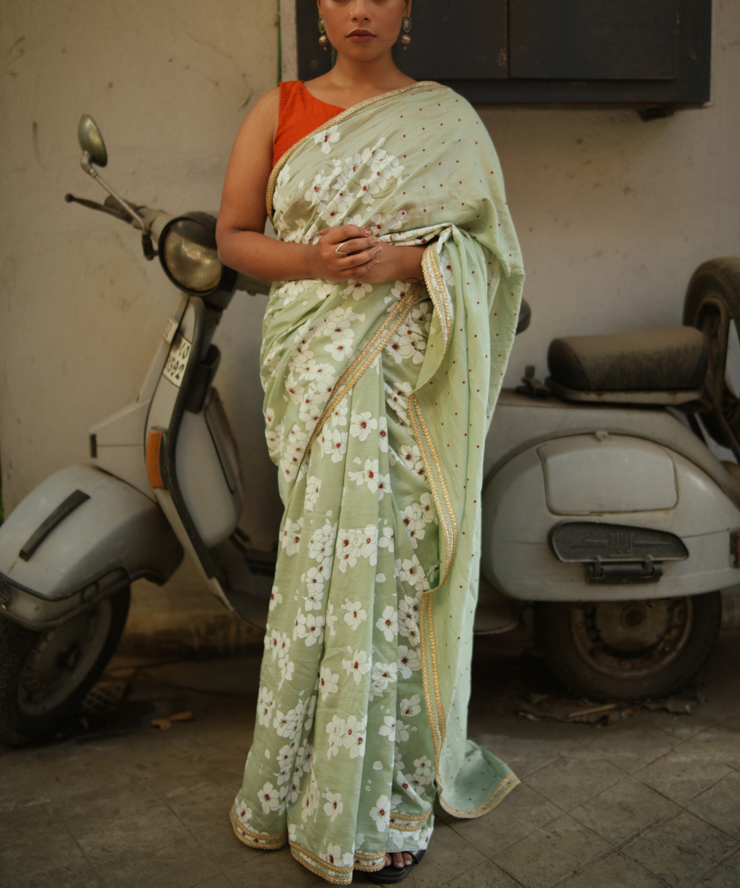 Silk chanderi saree