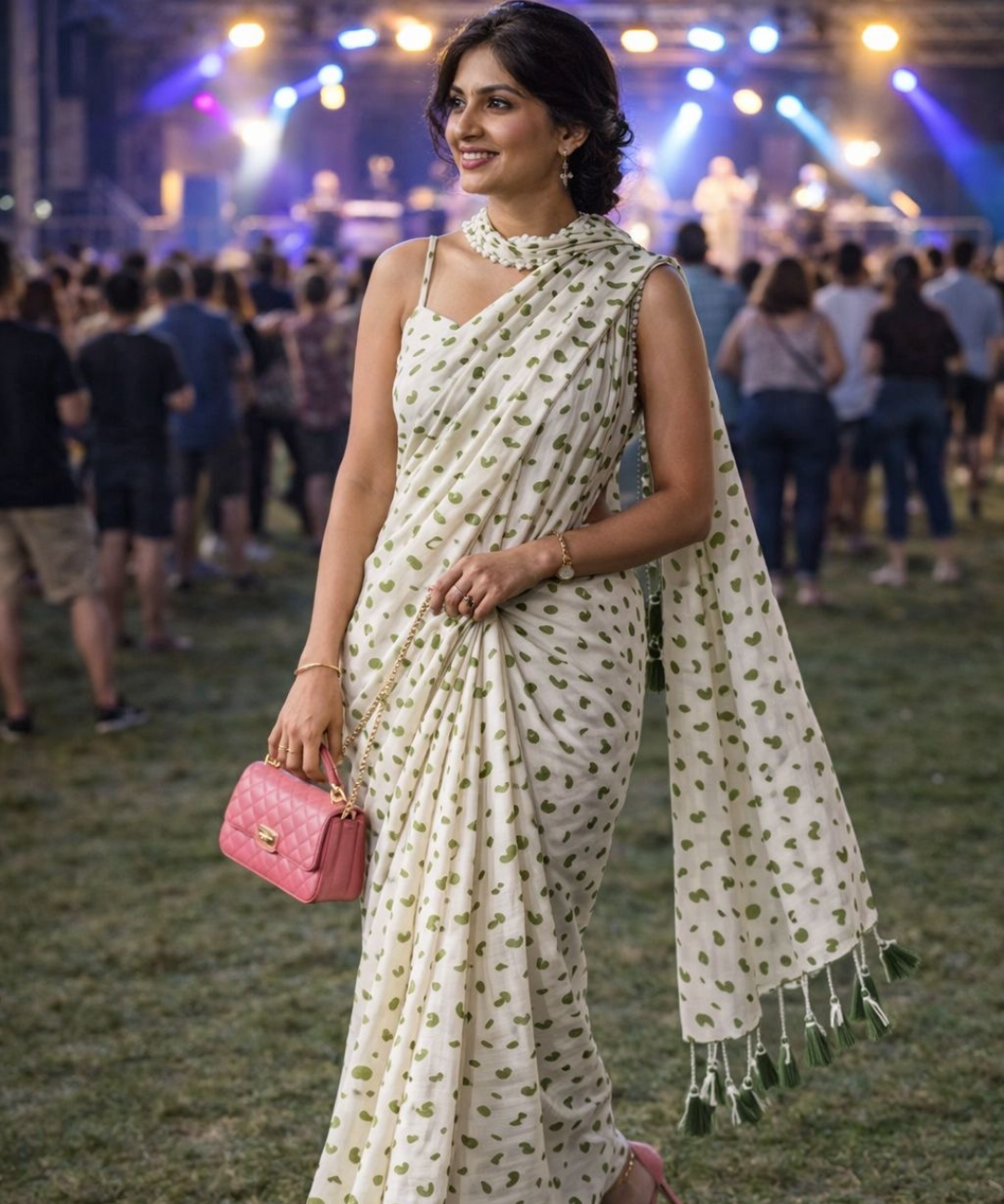 Summer garden cotton saree