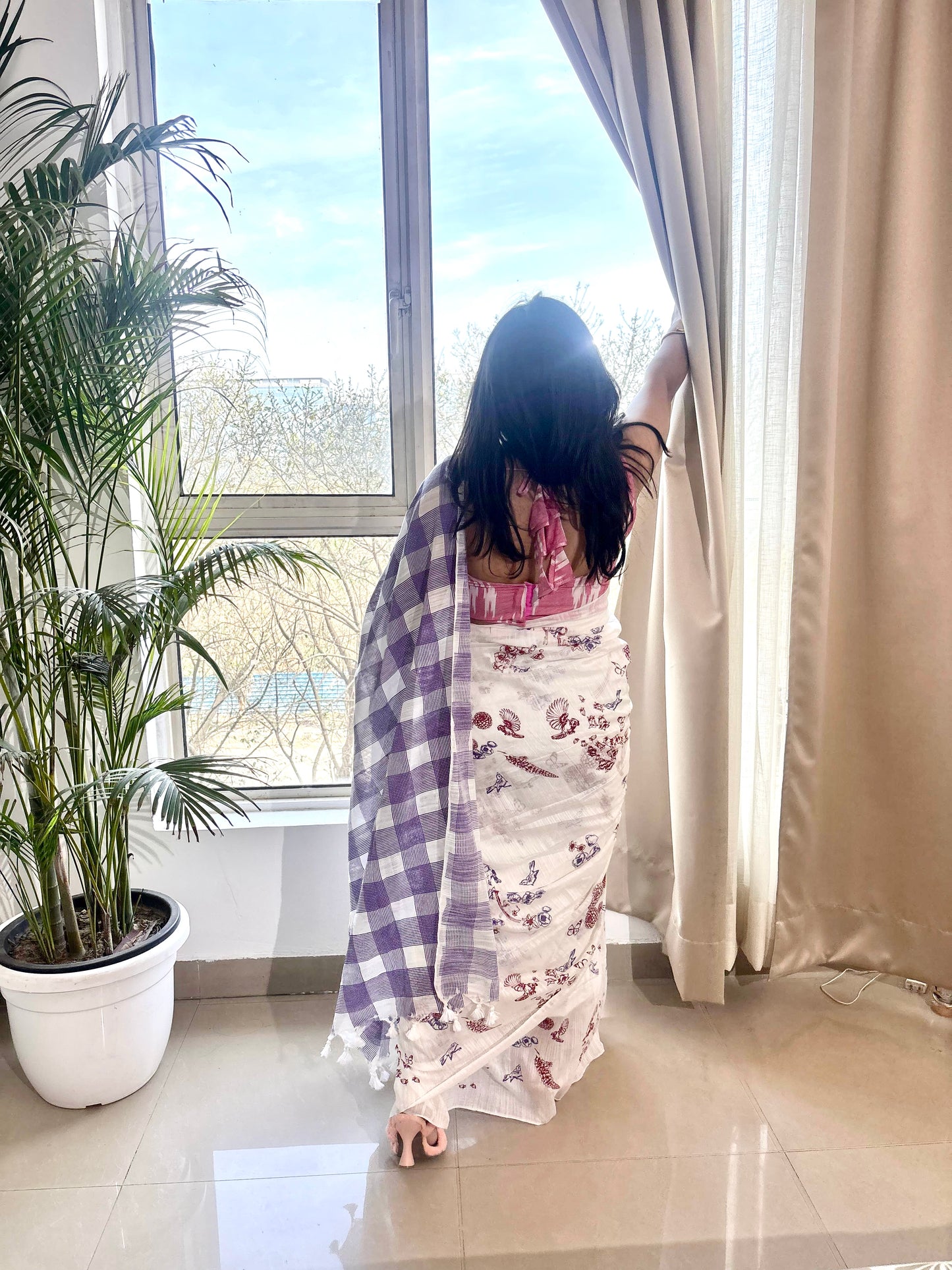 Garden Gossip Handwoven Saree