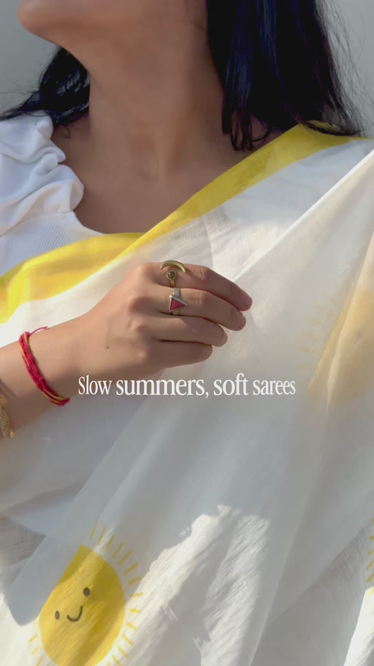 Summer sun cotton saree
